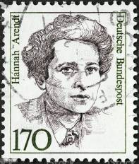 "Hannah Arendt, German philosopher and writer."