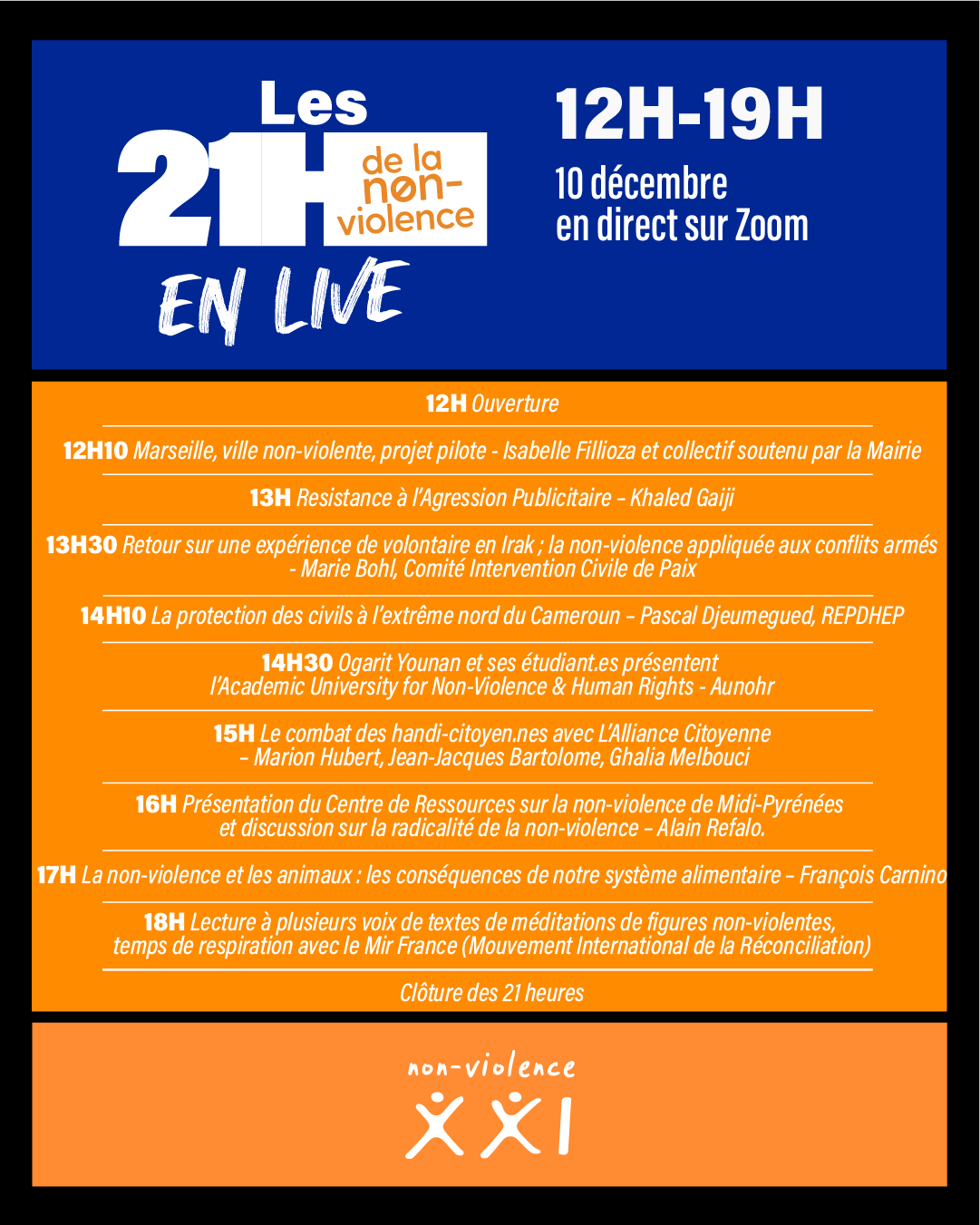 Programme 10 décembre